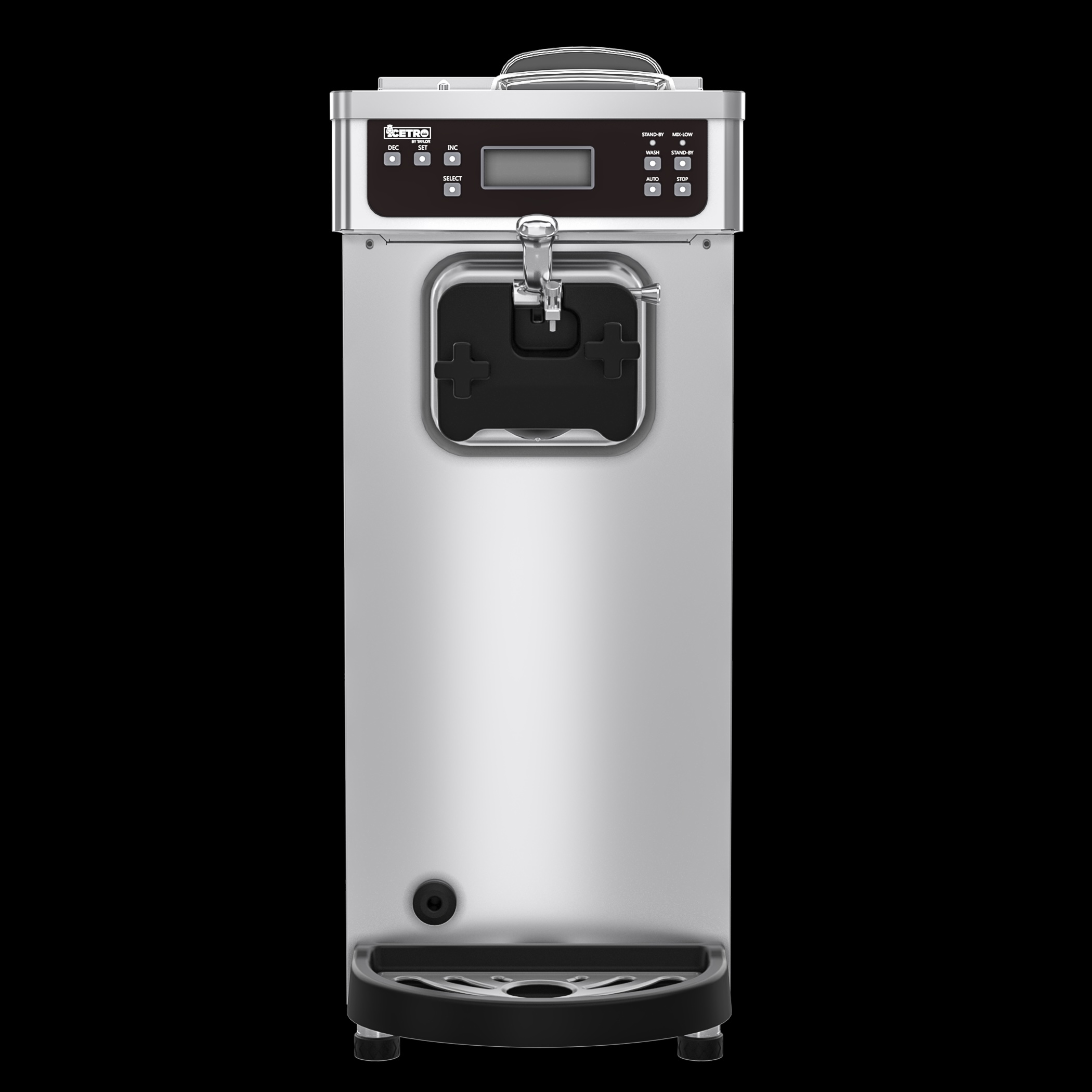 IceTro ISI-161TI single flavor soft serve machine — compact floor-standing unit
